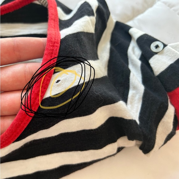 Cute Striped Blouse Size Large - Picture 5 of 7